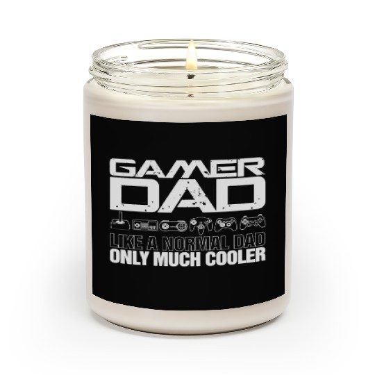 Gamer Dad Mens Video Game Fathers Day Birthday Gif Scented Candles