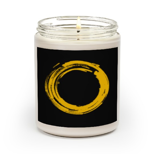 Rising Sun Zen Scented Candles Calligraphy Art Japanese Scented Candles