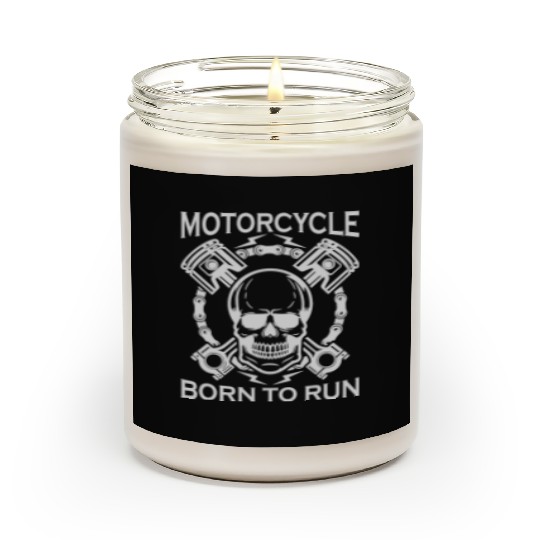 Born To Run Motorcycle Scented Candles