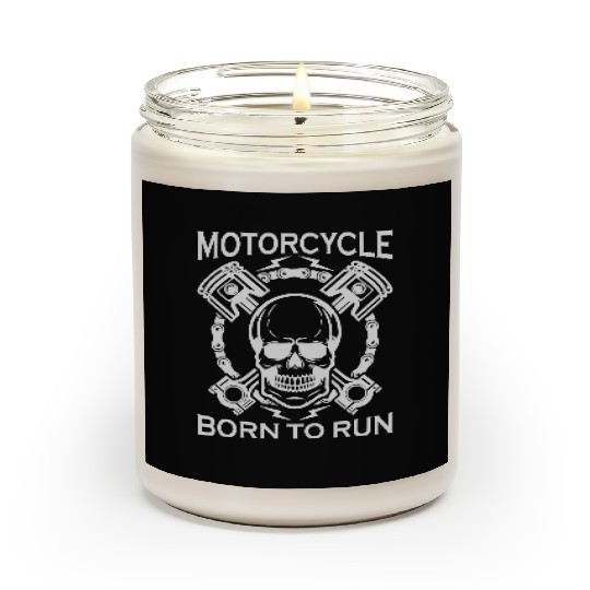 Born To Run Motorcycle Scented Candles