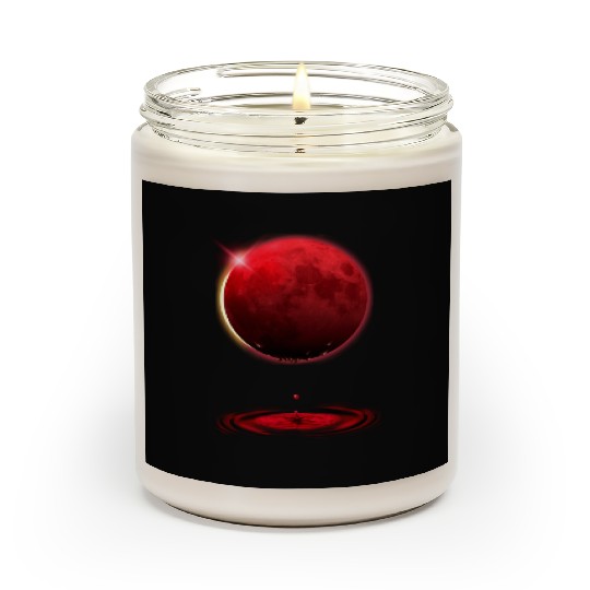 Vampire werewolf blood red moon eclipse Scented Candles