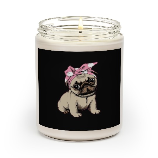 pug Scented Candles