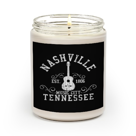 Nashville Tennessee - Country Music City Gift Scented Candles