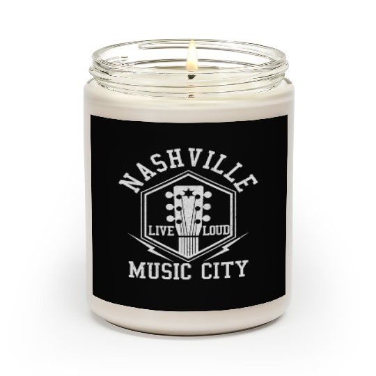 Nashville Tennessee - Country Music City Scented Candles
