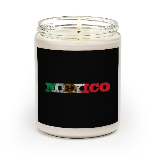 Mexico Mexican Flag Scented Candles