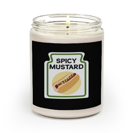 Spicy Mustard Scented Candles Halloween Costume Funny Party