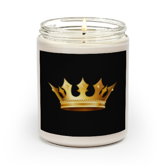 King prince monarch VIP golden crown gold image Scented Candles