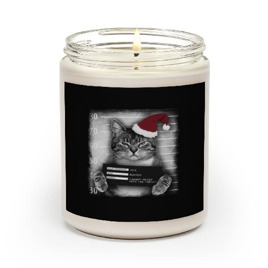 Cat Christmas Thief Scented Candles