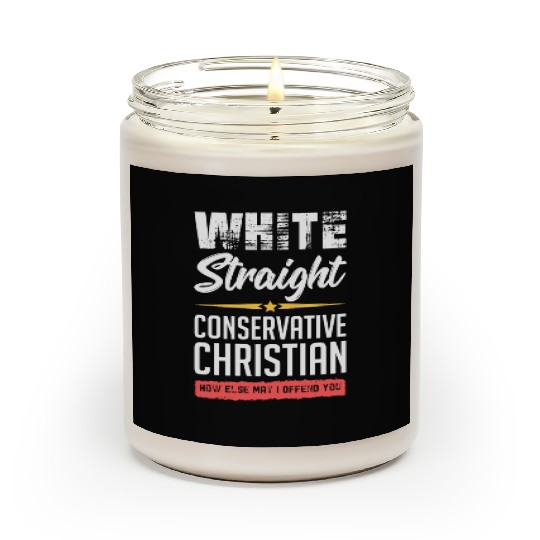 Funny political conservative Christian gift idea Scented Candles