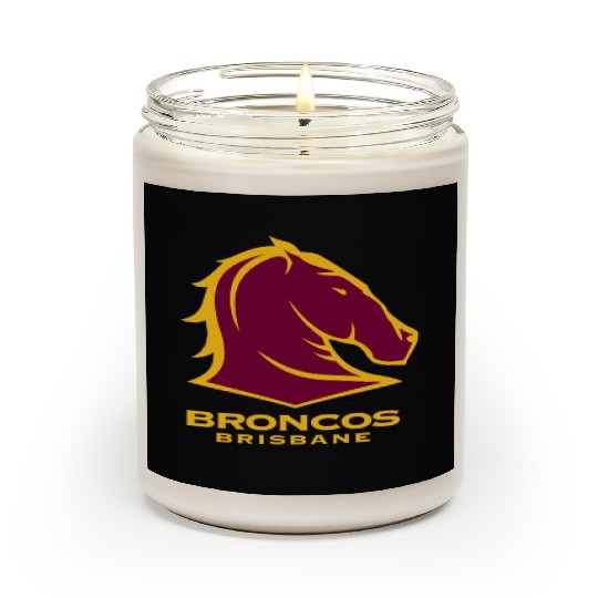 BRISBANE BRONCOS NRL TEAM LOGO PET TANK CAT OR DOG Scented Candles