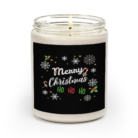 Merry Christmas Scented Candles