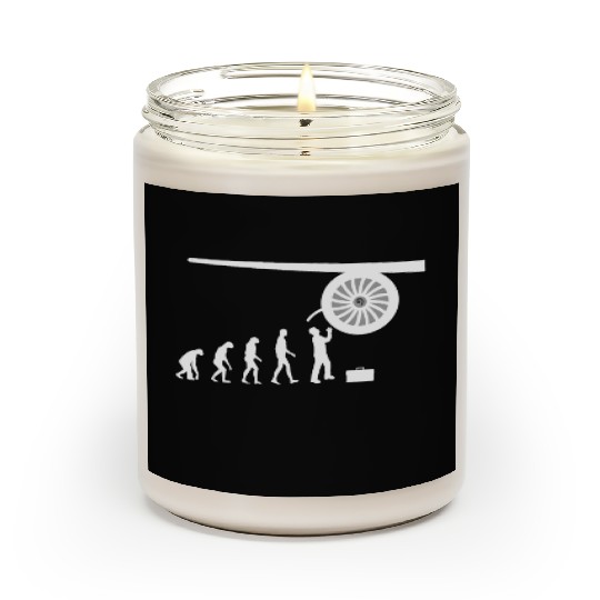 Jet engine mechanic aviation gift idea Scented Candles