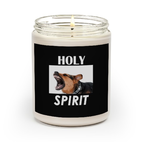 Holy Spirit dog barking Scented Candles