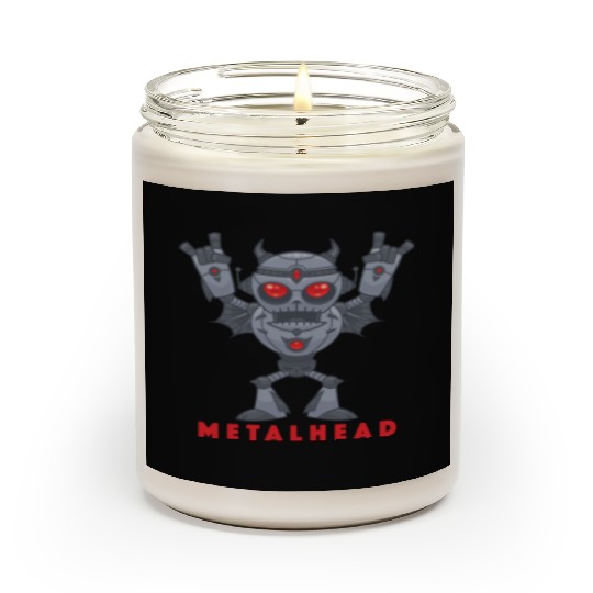 Heavy Metal Robot Scented Candles