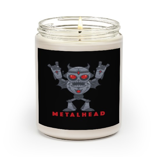 Heavy Metal Robot Scented Candles