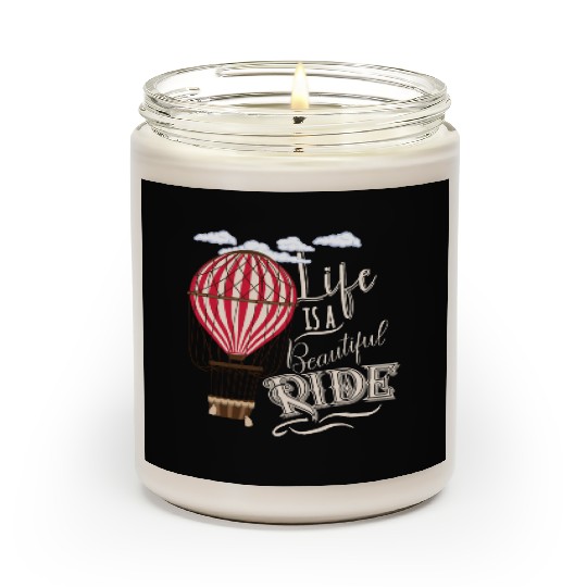 Retro Balloonist Hot Air Balloon Optimism Optimist Scented Candles