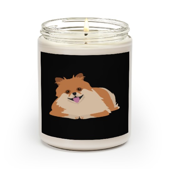 Favorite Dogs Cute Pomeranian - Gift Idea Scented Candles