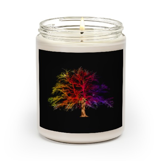Fantasy tree gradient chakra forest peace Scented Candles
