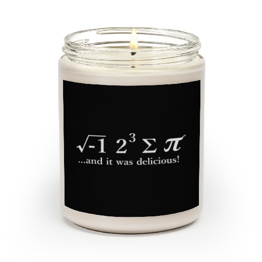 And it was delicious Teacher Maths Geek Scented Candles
