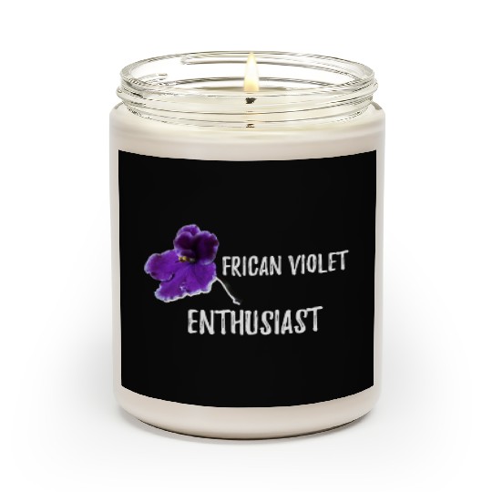 African violet Gardening Scented Candles Best Garden Gift