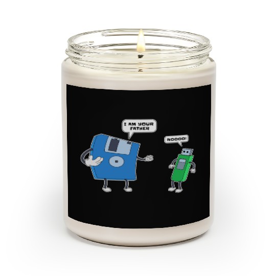 Computer Engineering Father & Son Floppy Disk Gift Scented Candles