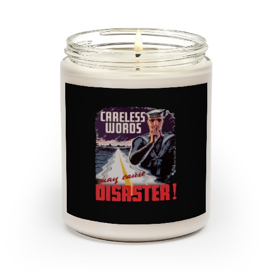 Careless Words WW2 Canadian Navy Scented Candles
