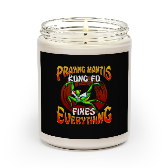 Praying Mantis Kung Fu Scented Candles
