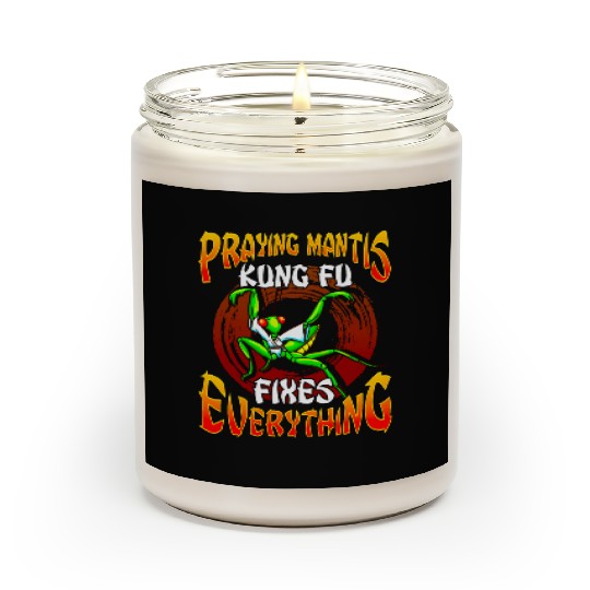 Praying Mantis Kung Fu Scented Candles