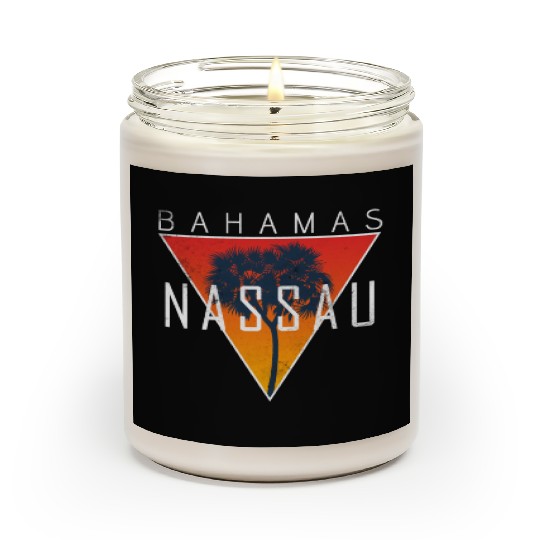Bahamas Nassau Palms Holiday Scented Candles