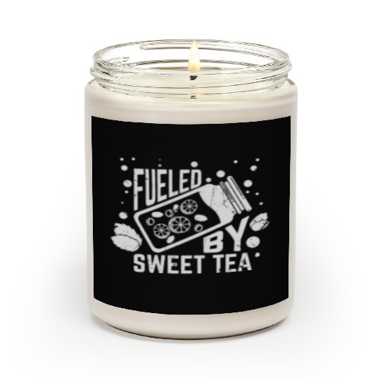 Fueled By Sweet Tea I Funny Southern Country Scented Candles