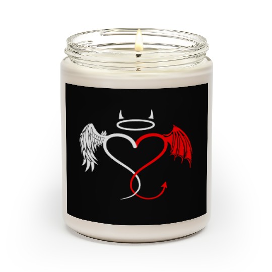Angel vs Devil Nurse and Doctor Gift Scented Candles