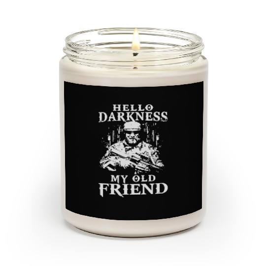 hello darkness my old friend smole patriotic veter Scented Candles