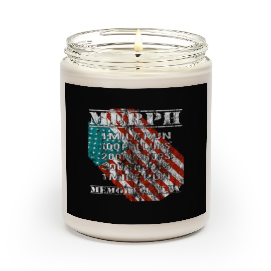 2019 Murph Challenge Memorial Day WOD Workout Gym Scented Candles