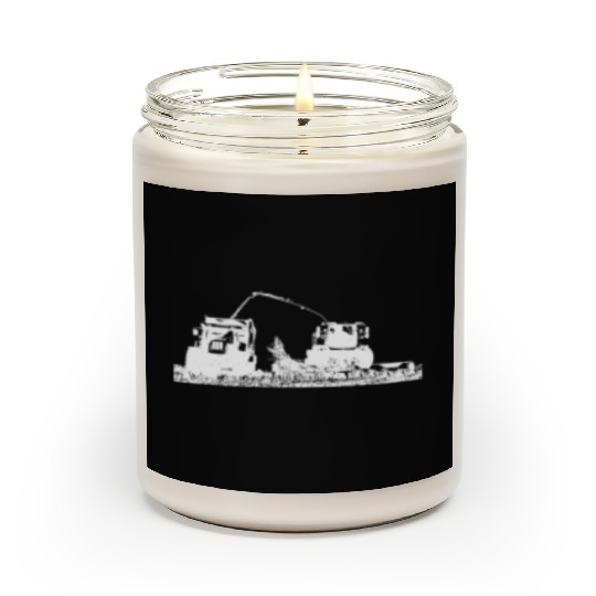 Corn chopper chopping corn harvester farmer Scented Candles