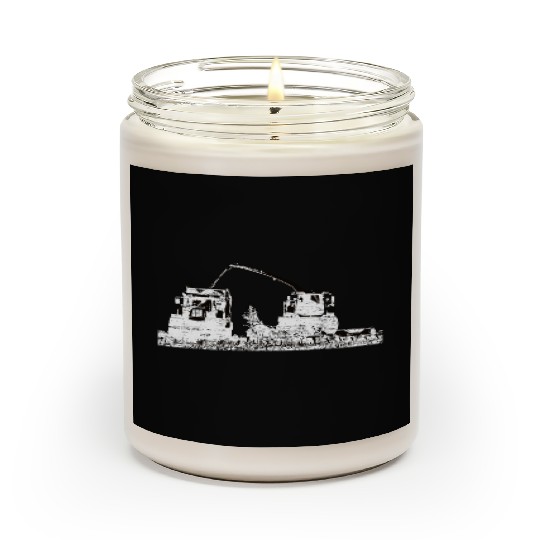 Corn chopper chopping corn maize farmer Scented Candles