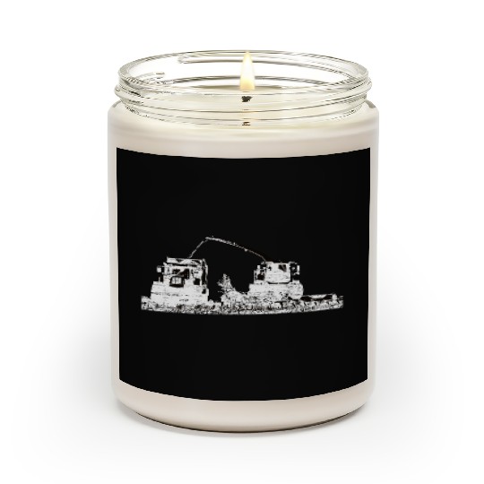 Corn chopper chopping corn maize farmer Scented Candles