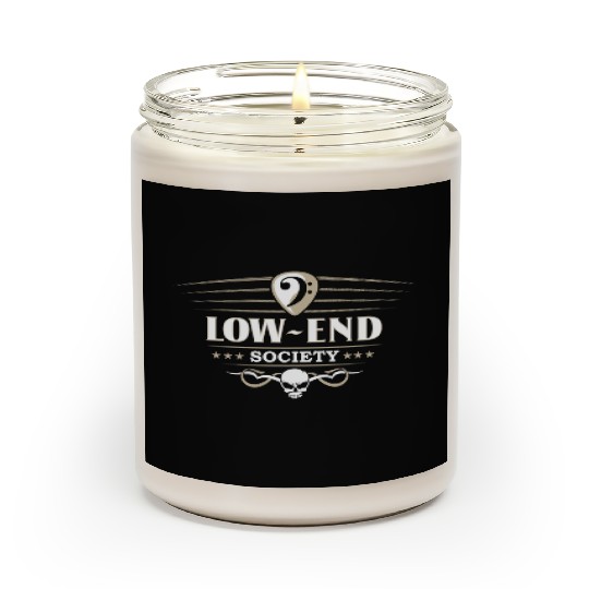 Original Low End Society for Bass Player Scented Candles
