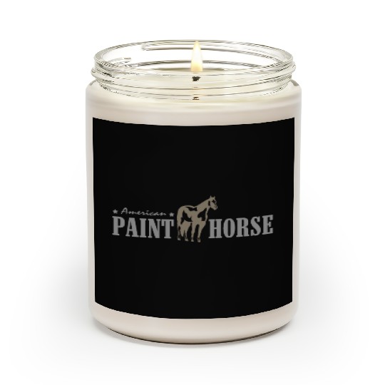 American Paint Horse Western Riding Scented Candles