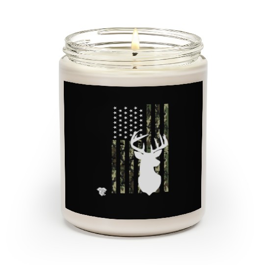 Hunting Hunters Deer Camouflage Scented Candles