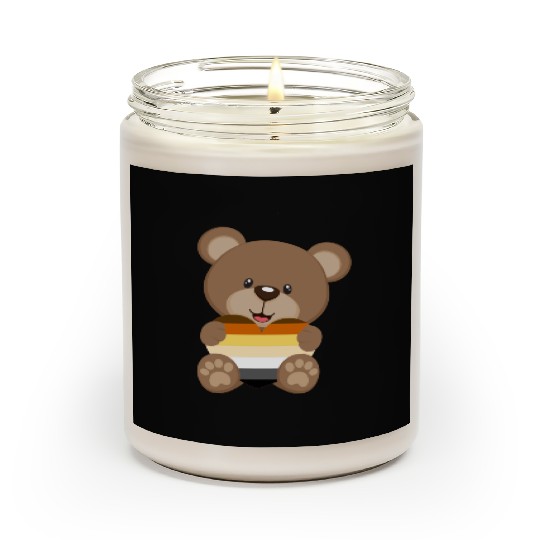 Teddy Bear LGBT Gay Pride Cartoon CSD Fetish Scented Candles