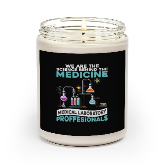 Medicine Laboratory Science Scientist Labor Scented Candles