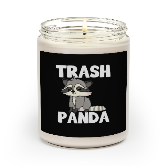 Raccoon Trash Panda Funny Cute Quote Animal Gift Scented Candles
