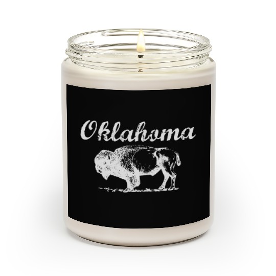 Oklahoma Buffalo Tribal Native American Country Ok Scented Candles
