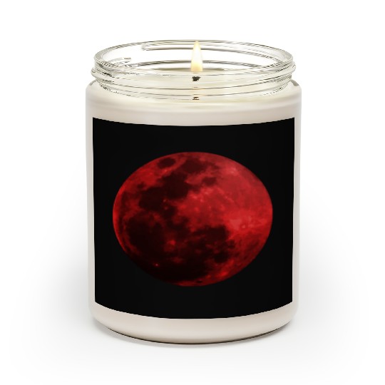 Blood Moon - Space - Graphic Realistic Scented Candles