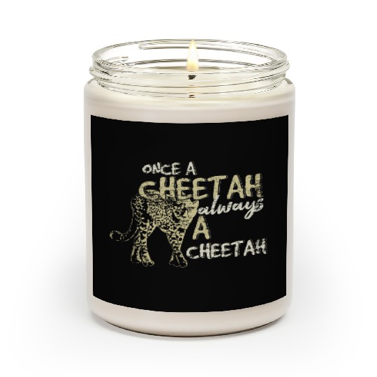 Cheetah safari Scented Candles