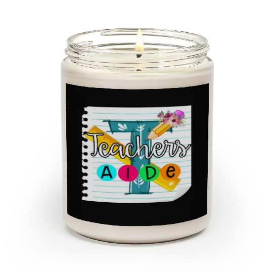 Teacher's Aide Scented Candles Teacher Assistant Gift