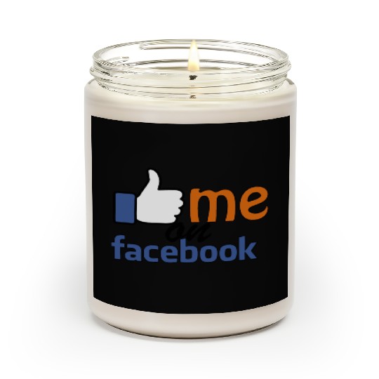 like me on facebook Scented Candles