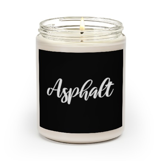 Asphalt Scented Candles
