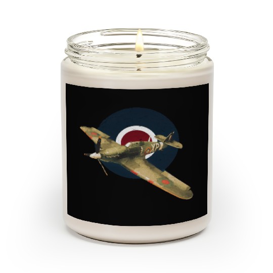 Hawker Hurricane RAF WW2 Fighter Plane Scented Candles