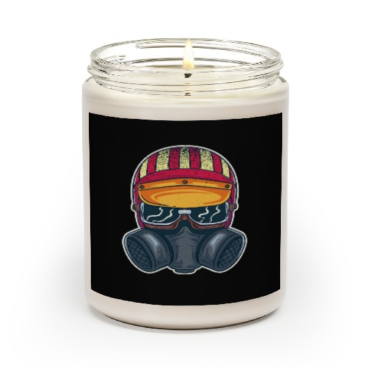 Hot Rod Drag Racing Racecar American Flag Design Scented Candles